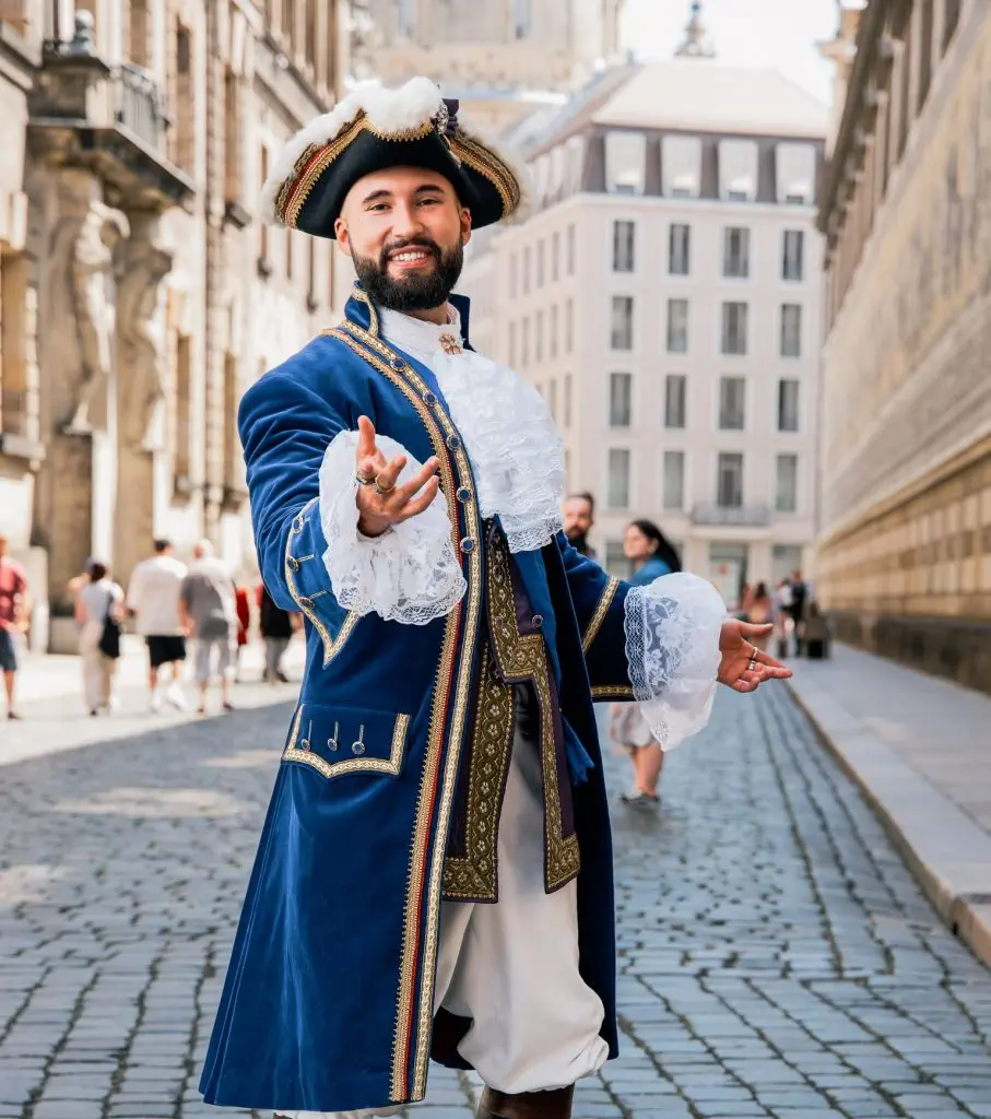 Pascal Dalchau im barocken Kostüm